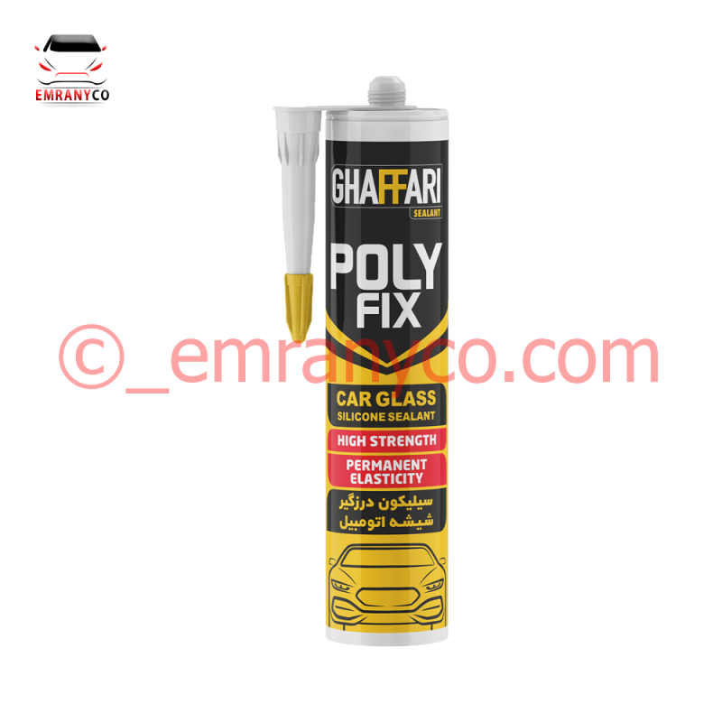 چسب پلی فیکس مشکی(شیشه اتومبیل) - تصویر 1